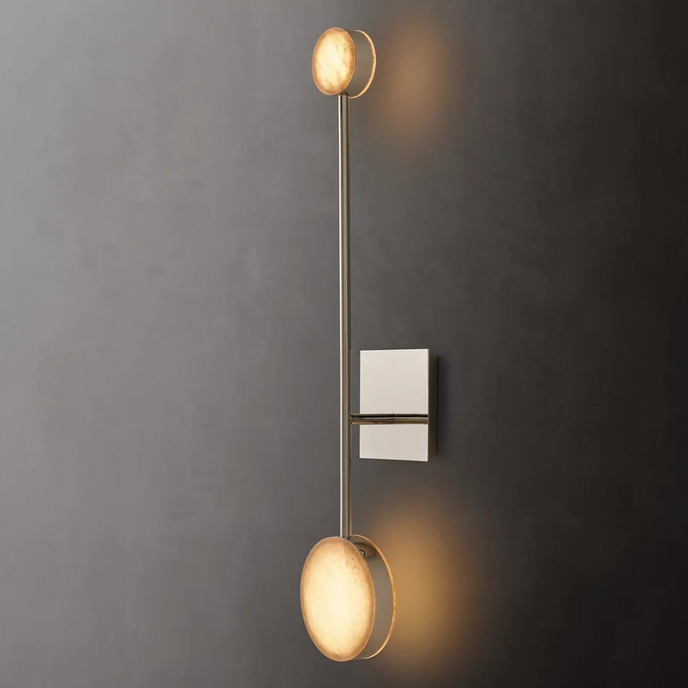 Alexander Modular Alabaster Wall Sonce 28"