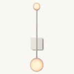 Alexander Modular Alabaster Wall Sonce 28"