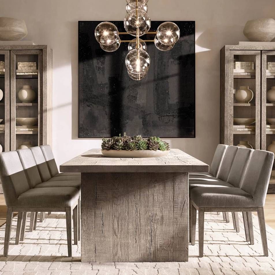 Callene Offset Globe Linear Chandelier 58"