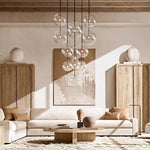 Callene Offset Globe Cluster Chandelier 44"