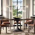 Callene Offset Globe Linear Chandelier 60"