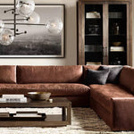 Callene Offset Globe Six-Arm Chandelier 55"