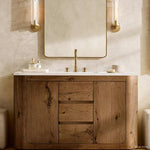 Savile Recessed Crystal Round Wall Sconce