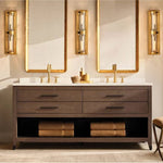 Savile Recessed Crystal Round Wall Sconce