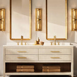 Savile Recessed Crystal Round Wall Sconce