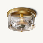 Savile Recessed Crystal Round Flush Mount