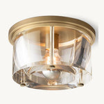 Savile Recessed Crystal Round Flush Mount