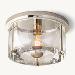 Savile Recessed Crystal Round Flush Mount