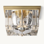 Savile Recessed Crystal Square Flush Mount