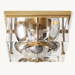 Savile Recessed Crystal Square Flush Mount