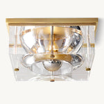 Savile Recessed Crystal Square Flush Mount