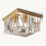 Savile Recessed Crystal Square Flush Mount