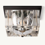 Savile Recessed Crystal Square Flush Mount