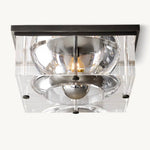 Savile Recessed Crystal Square Flush Mount
