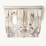 Savile Recessed Crystal Square Flush Mount