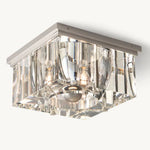 Savile Recessed Crystal Square Flush Mount