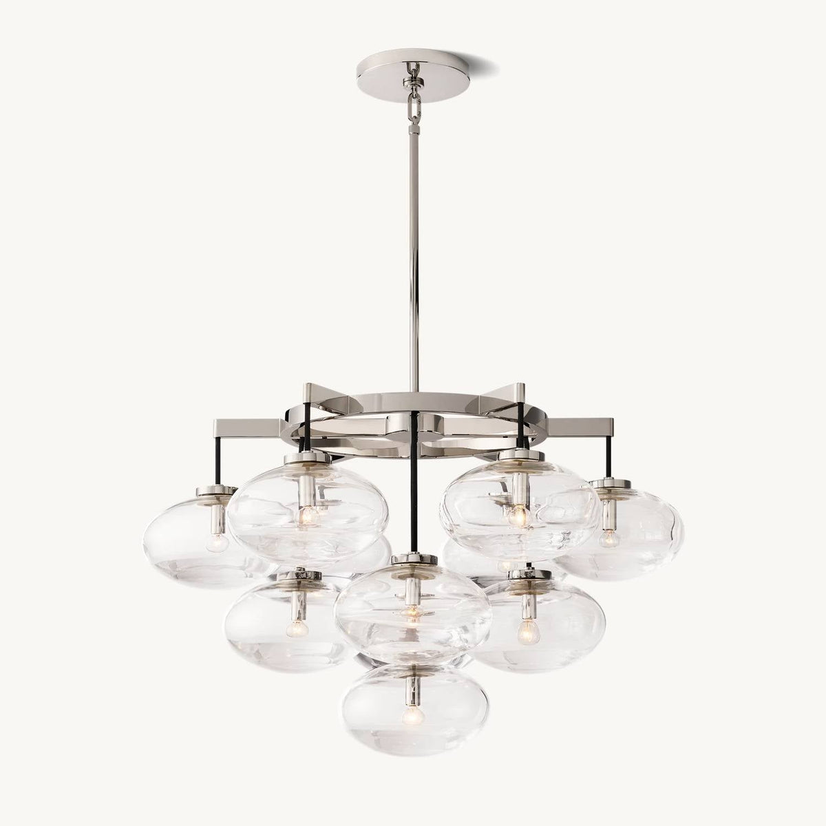 Cabrette Round Chandelier 36"