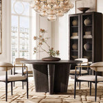 Cabrette Pristine Glass Round Chandelier 48"