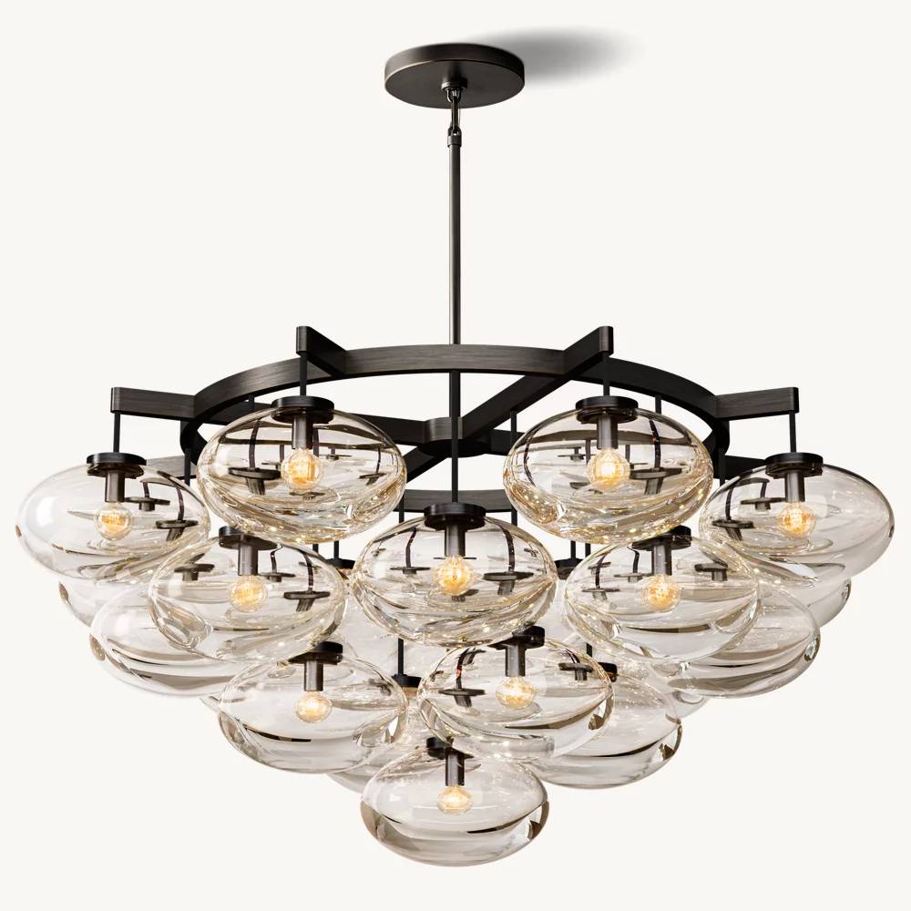 Cabrette Round Chandelier 48"