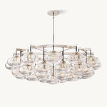 Cabrette Pristine Glass Round Chandelier 60"
