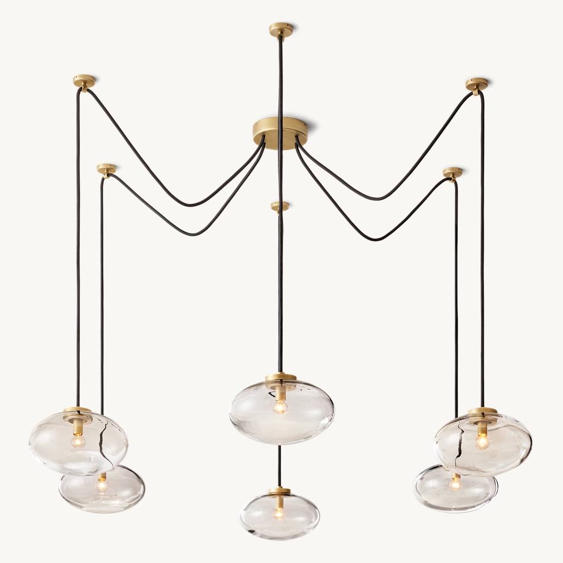 Cabrette Suspended Chandelier 84"