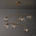 Cabrette Pristine Glass Mobile Round Chandelier