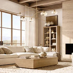 Cabrette Pristine Glass Mobile Round Chandelier