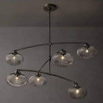 Cabrette Pristine Glass Mobile Round Chandelier