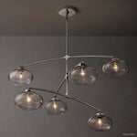 Cabrette Pristine Glass Mobile Round Chandelier