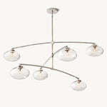 Cabrette Pristine Glass Mobile Round Chandelier