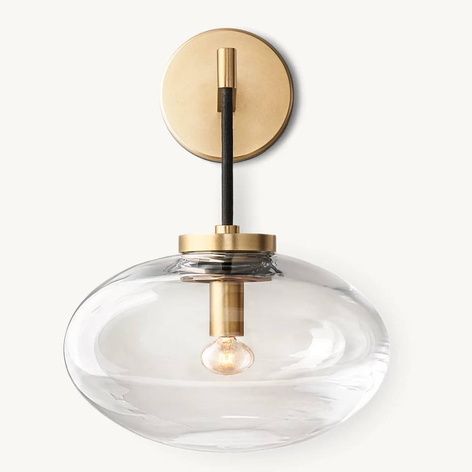 Cabrette Pristine Glass Wall Sconce