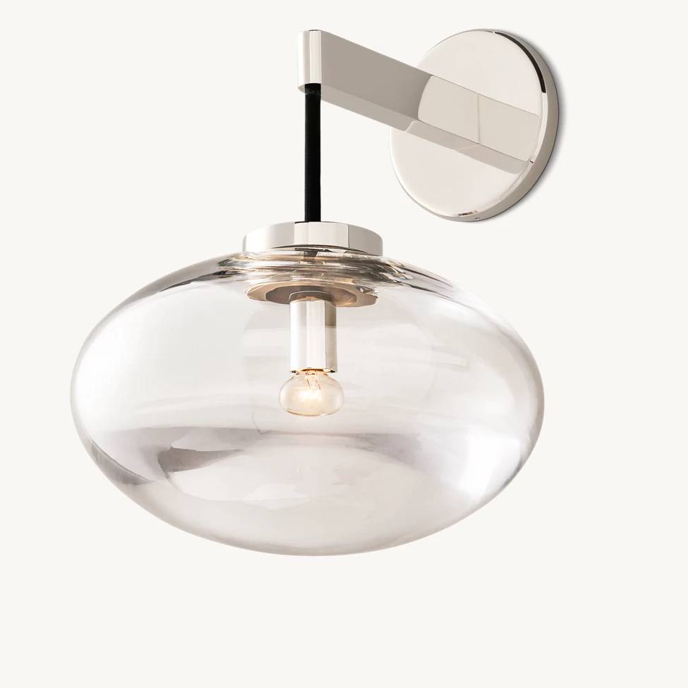 Cabrette Pristine Glass Wall Sconce