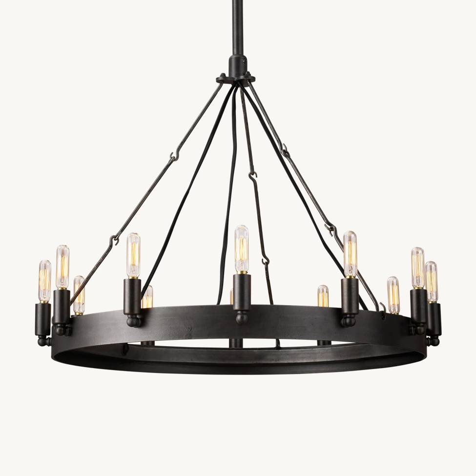 Camino Round Chandelier 26"