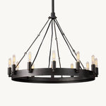 Camino Vintage Structural Round Chandelier 26"
