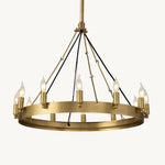 Camino Vintage Structural Round Chandelier 26"