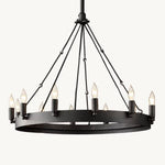 Camino Vintage Structural Round Chandelier 26"