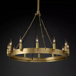 Camino Vintage Structural Round Chandelier 26"