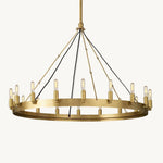 Camino Vintage Structural Round Chandelier 38"