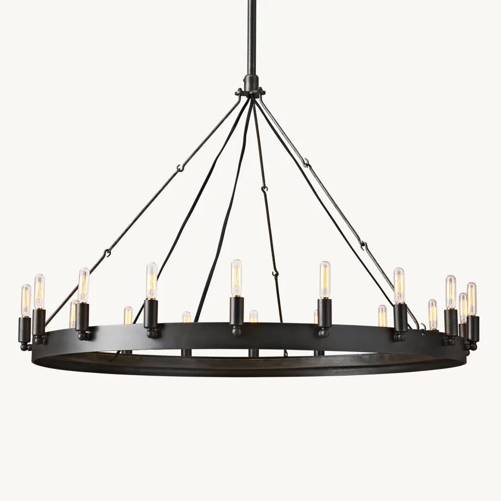 Camino Round Chandelier 38"
