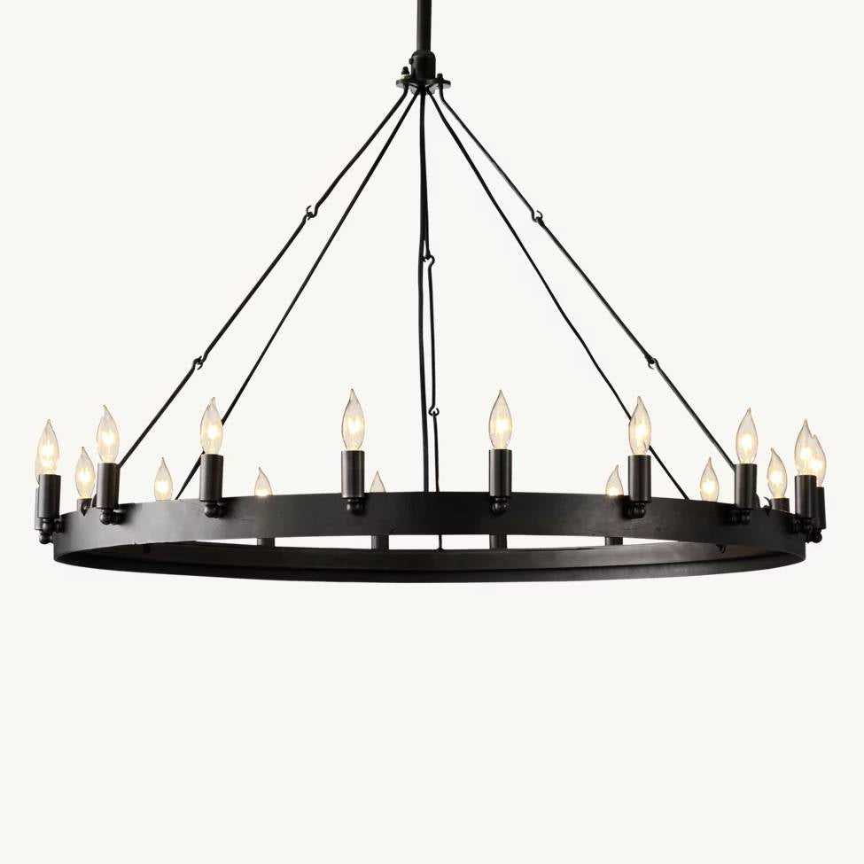 Camino Round Chandelier 38"