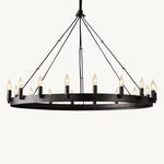 Camino Vintage Structural Round Chandelier 38"