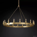 Camino Vintage Structural Round Chandelier 38"