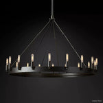 Camino Vintage Structural Round Chandelier 38"