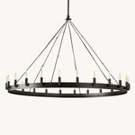 Camino Vintage Structural Round Chandelier 50"