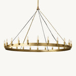 Camino Vintage Structural Round Chandelier 50"