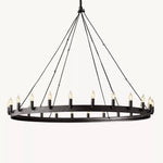 Camino Vintage Structural Round Chandelier 50"