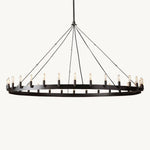 Camino Vintage Structural Round Chandelier 63"