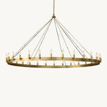Camino Vintage Structural Round Chandelier 63"