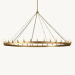 Camino Vintage Structural Round Chandelier 73"
