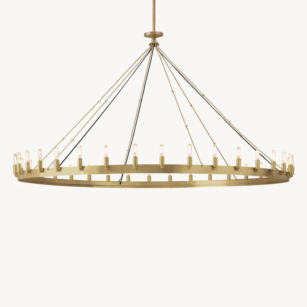 Camino Round Chandelier 73"